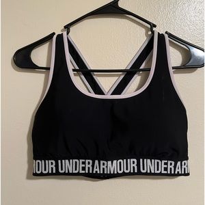 Women’s Under Armour Padded Sports Bra with Criss-Cross Back